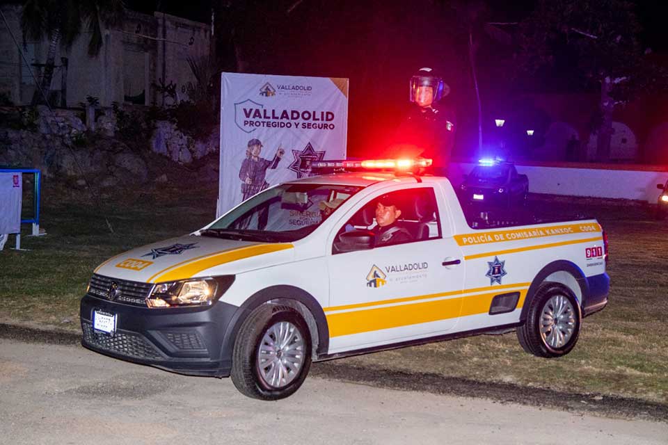 nuevas unidades policiales en Valladolid, Yucatán