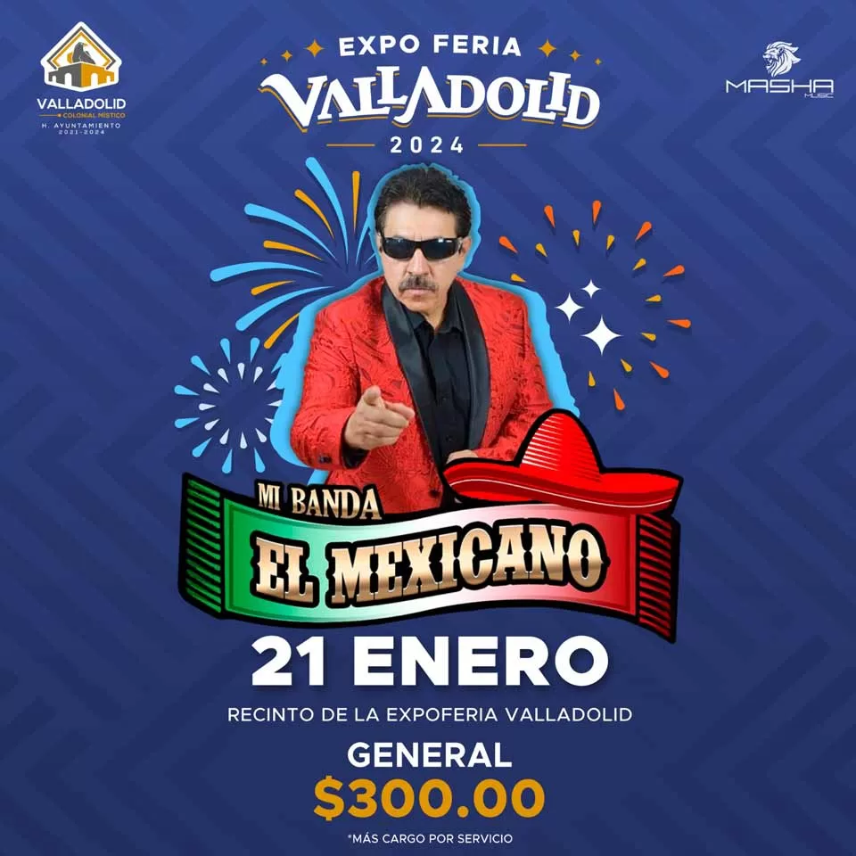Concierto Mi Banda El Mexicano Expoferia Valladolid 2024
