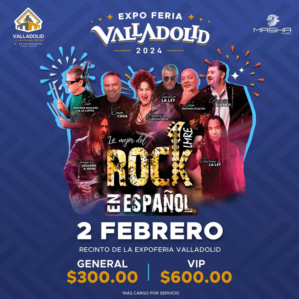 Concierto Rock en Español Expoferia Valladolid 2024