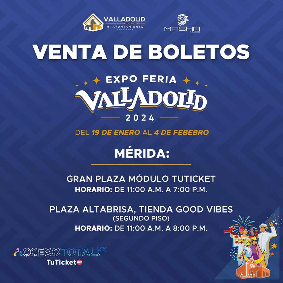 Venta de boletos en Mérida Yucatán